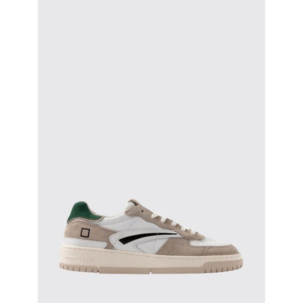 D.A.T.E. Men Torneo Two-Tone Leather And Suede Low Top Trainers D.A.T.E.